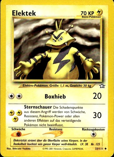 Pokémon elektek neo - elektek, genesis