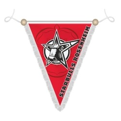 Starbulls wimpel rot logo - -,