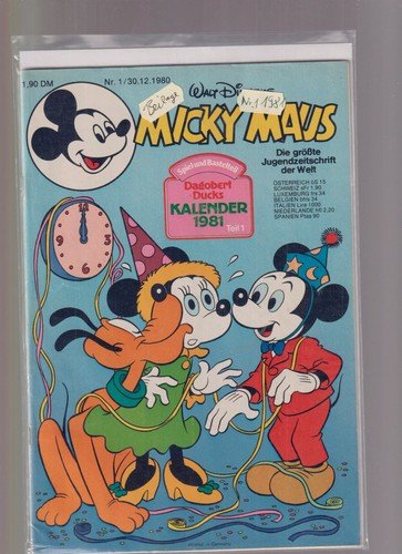 Micky maus 1981 - 1981, 1-