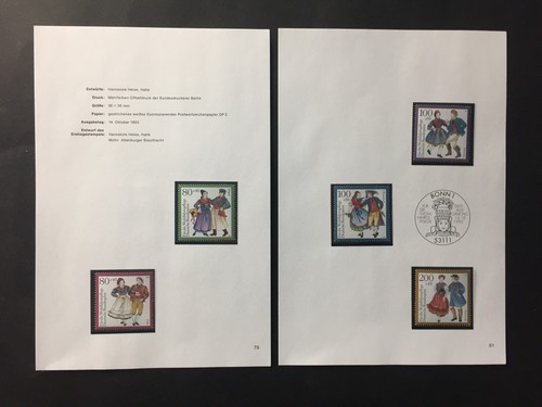 Brd schmuckblatt 1993 - brd, 1993/79+81