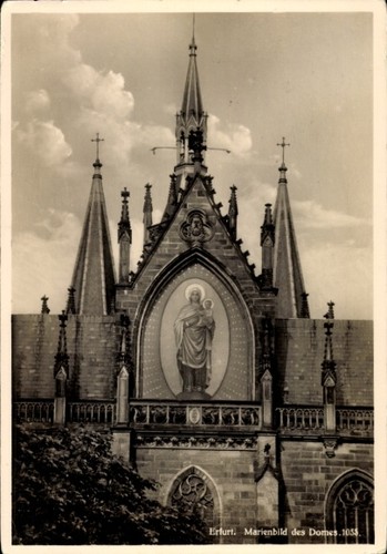 Erfurt thüringen - ak, in