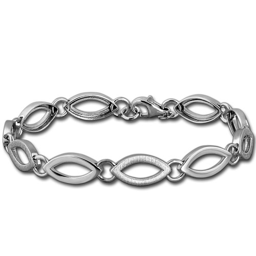 Silberdream oval armband 19cm - oval,