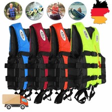 S-XXXL Schwimmweste Erwachsene Kinder Rettungsweste Kajak Life Jacket Mit Pfeife