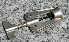 Korkenzieher Uccello von Zack, Edelstahl mattiert Design