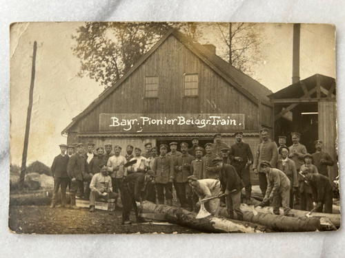 Fotokarte bayern pionier train - pionier,