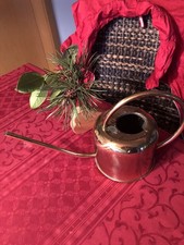 Alte Messing Gießkanne Gold