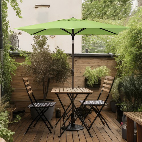 Aluminum gartenschirm mit - aluminum,