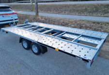 Autotransporter Autoanhänger Trailer mit Seilwinde & Kippfunktion 2,7t gebremst