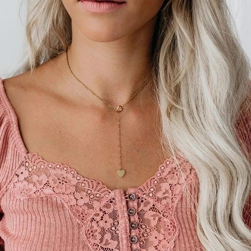 Damen halskette herz gold - damen,