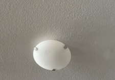 CASABLANCA LED DECKENLAMPE DECKENLEUCHTE ILAIA D15cm Glas Weiß -Matt