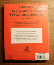 Sartorius Verfassungs- und Verwaltungsgesetze, 129. Ergänzungslieferung, Feb 21