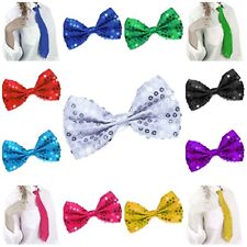 Pailetten Fliege Krawatte Set