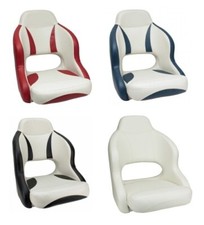 Bootssitz "ISAR" Bootsstuhl Steuerstuhl Kunstleder Sport Boot Motorboot Yacht