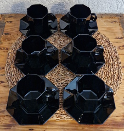 Arcoroc octime eckig schwarz - octime, 8-eckig