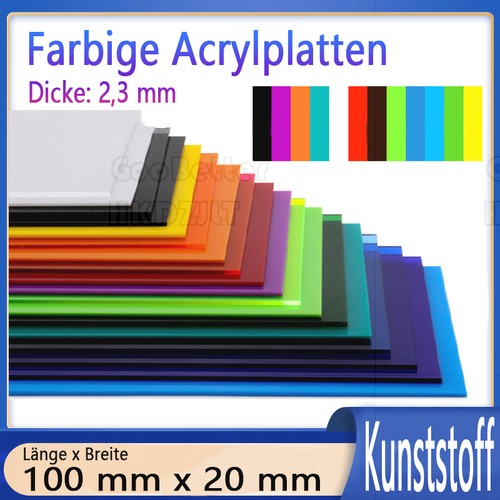Farbige plexiglasplatte - farbige,
