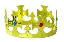 Goldene Krone mit Edelsteinen