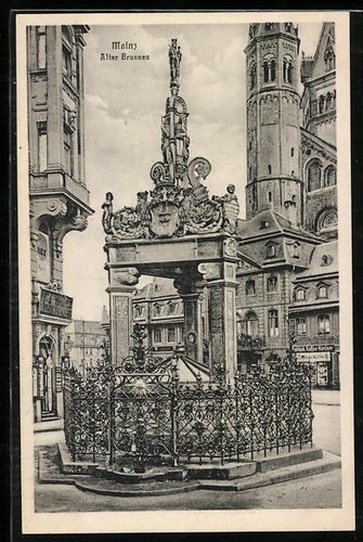 Mainz alter brunnen - mainz,,