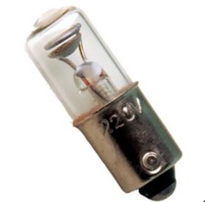 Glimmlampe 220V/ ac rötlich