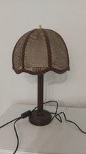 Boho Design Lampe Vintage Bambus Rattan Geflecht Retro