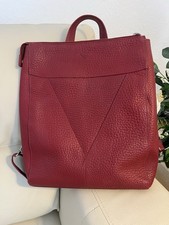 VOI Rucksack Damen Leder Rot 4