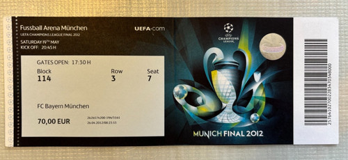 Sammler ticket finale - cl,