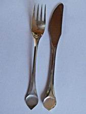 2-tlg.Besteck-Set  Rosenthal - Lotus  - Silb. 90