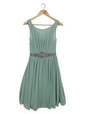 Little Mistress Cocktailkleid Gr. 38 M Grün Pailletten Elegant Vintage