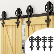 Schiebetürsystem Schiebetürbeschlag Laufschiene Komplettset Einzeltür&Doppeltür