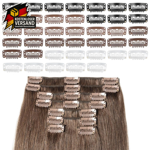 Haarverlängerung clips - clips, 50