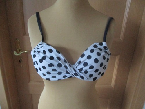 Bikini oberteil schwarz - bikini, weiß