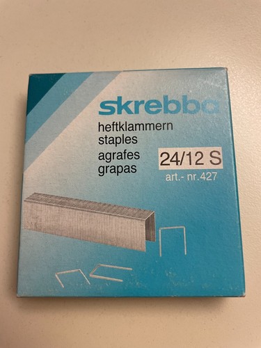 Skrebba heftklammern stahl - skrebba,