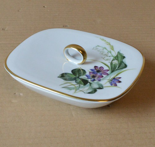Deckelschale wiesenblumen - ,