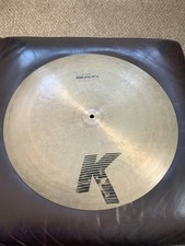 SELTEN 20" 1980er HANDGEHÄMMERT EAK K. ZILDJIAN FLAT TOP RIDE BECKEN