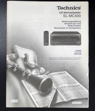 Original Technics SL-MC400 CD-Wechsler Bedienungsanleitung/Operating Instruction