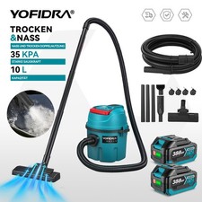 Für Makita Akku Staubsauger Nass & Trockensauger Akkusauger Handstaubsauger 10L