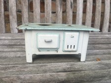 Altes Puppen Kinder Blech Spielzeug Ofen Herd Puppenküche ca. 21cm x 13cm