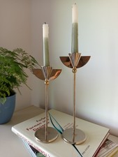 2x Vintage Kerzenständer