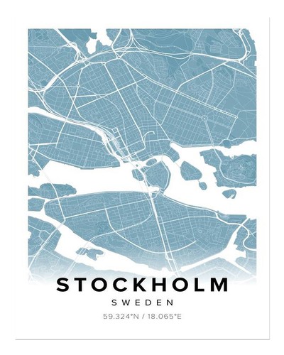 Stilvolles stockholm stadtplan - stilvolles,