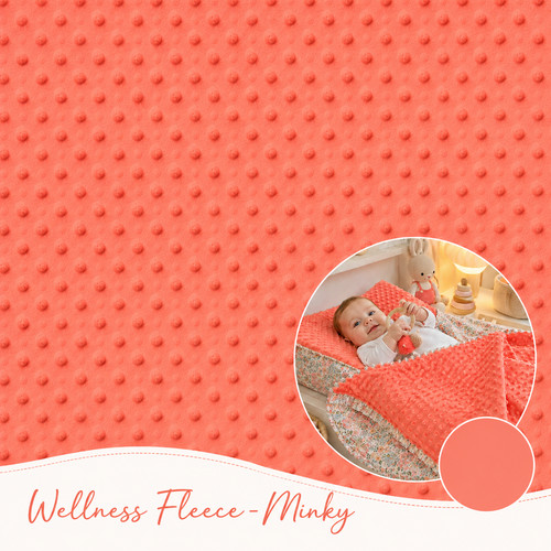 Minky stoff rest 76x145cm - minky,