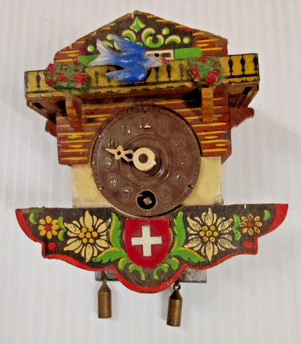Kleine vintage kuckucksuhr aus - vintage,