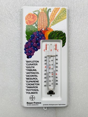 Emailschild bayer thermometer - emailschild,