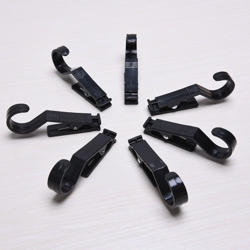 Schwarzer kunststoff clip mit - schwarzer,