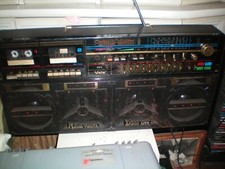 Klassiker 80er Vela DK 9000 Disco Light Boombox Gettoblaster Kassettenrecorder 