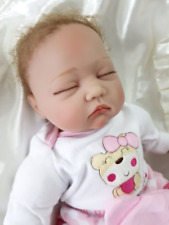Künstlerpuppe Finja 54 cm Rebornbaby+Magnetschnuller,Haare gerootet Silikonbaby!