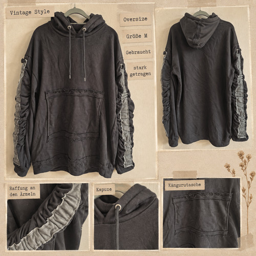 Vintage oversize hoodie - vintage,