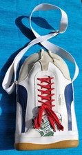 Puma "Top Winner" Sport Bag Leder- Umhängetasche im Sneakerdesign *Vintage*