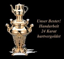 BEEM Samowar Odessa 3L -SAMOWAR hartvergoldet Semaver Teebereiter NEU!