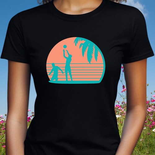 Frauen shirt beach - t-shirt,