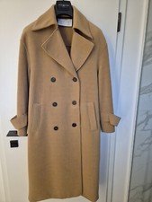 Harris Wharf London, Mantel, Damen, Gr. 38 it, braun, caramell, Zweireiher,