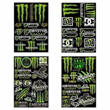 Motorrad Aufkleber Set 4Er Set